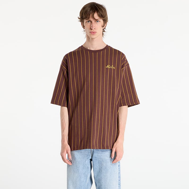 T-Shirt New Era Pinstripe Os Tee UNISEX Brown