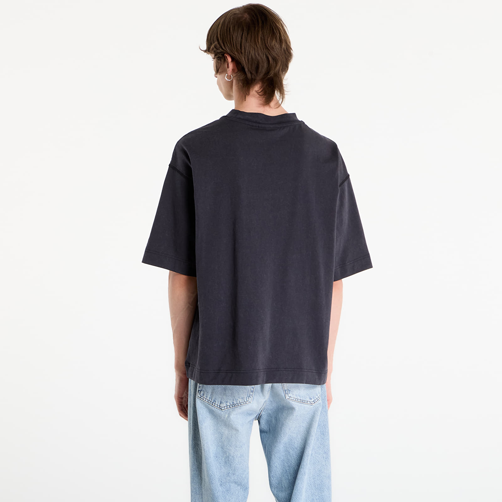 T-Shirts Männer New Era MLB Washed Boxy Tee New York Yankees UNISEX Black