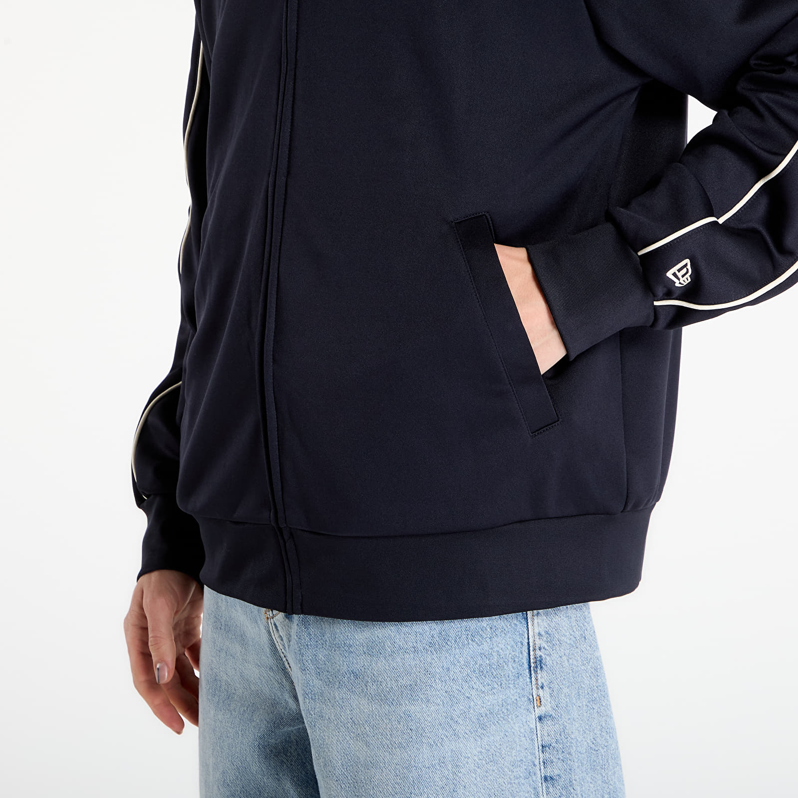 Herren-Sweatshirts New Era MLB Piping Track Top New York Yankees UNISEX Navy