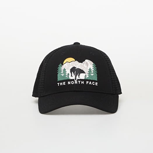 Kepurė The North Face Embroidered Mudder Trucker Cap TNF Black/ TNF Black/ Bear Graphic