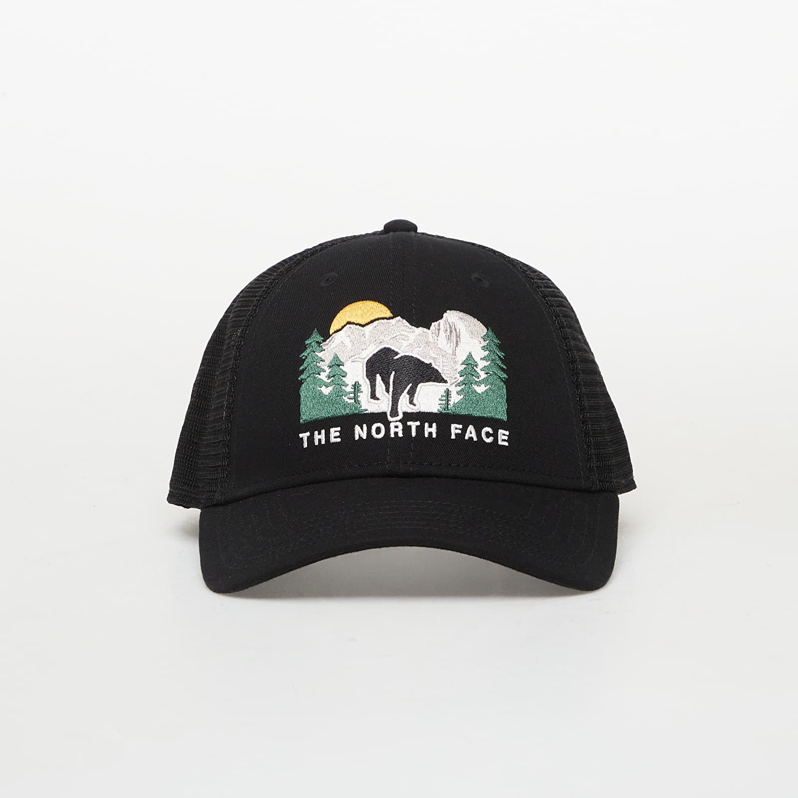 Men's caps The North Face Embroidered Mudder Trucker Cap TNF Black/ TNF Black/ Bear Graphic