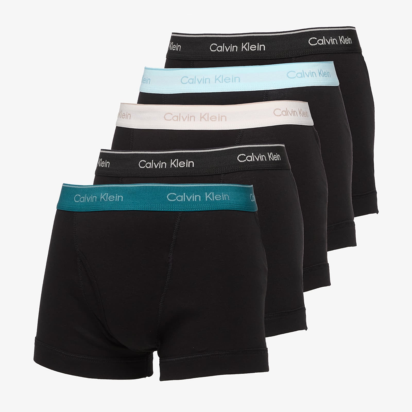 Vyriški šortai Calvin Klein Trunk 5-Pack Blue