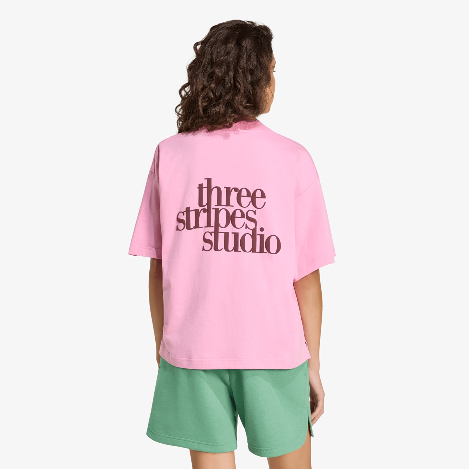 Дамски тениски adidas W 3Ss Gfx Tee2 Sttrbl