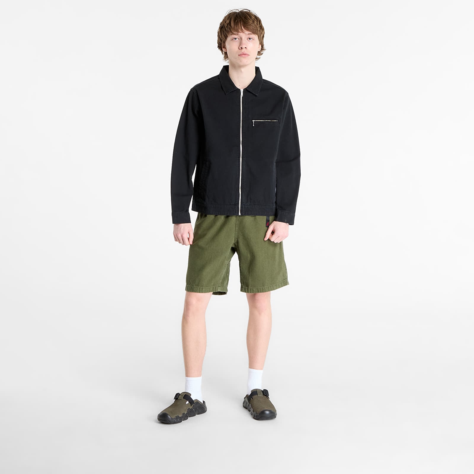 Vestes pour hommes Gramicci Taos Canvas Jacket UNISEX Black