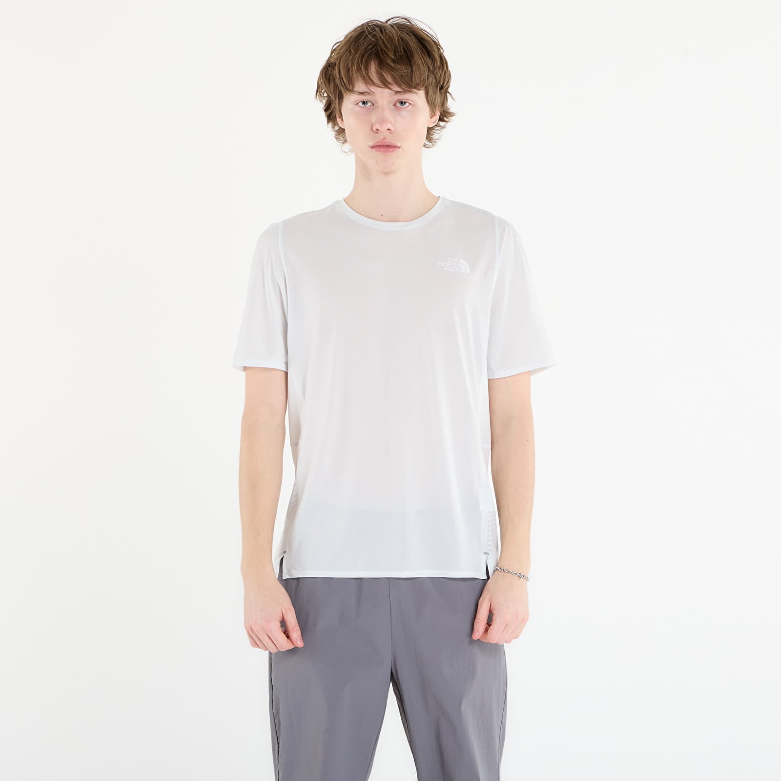 Тениска The North Face Summit High Trail Ss Tee Pearl Stone L