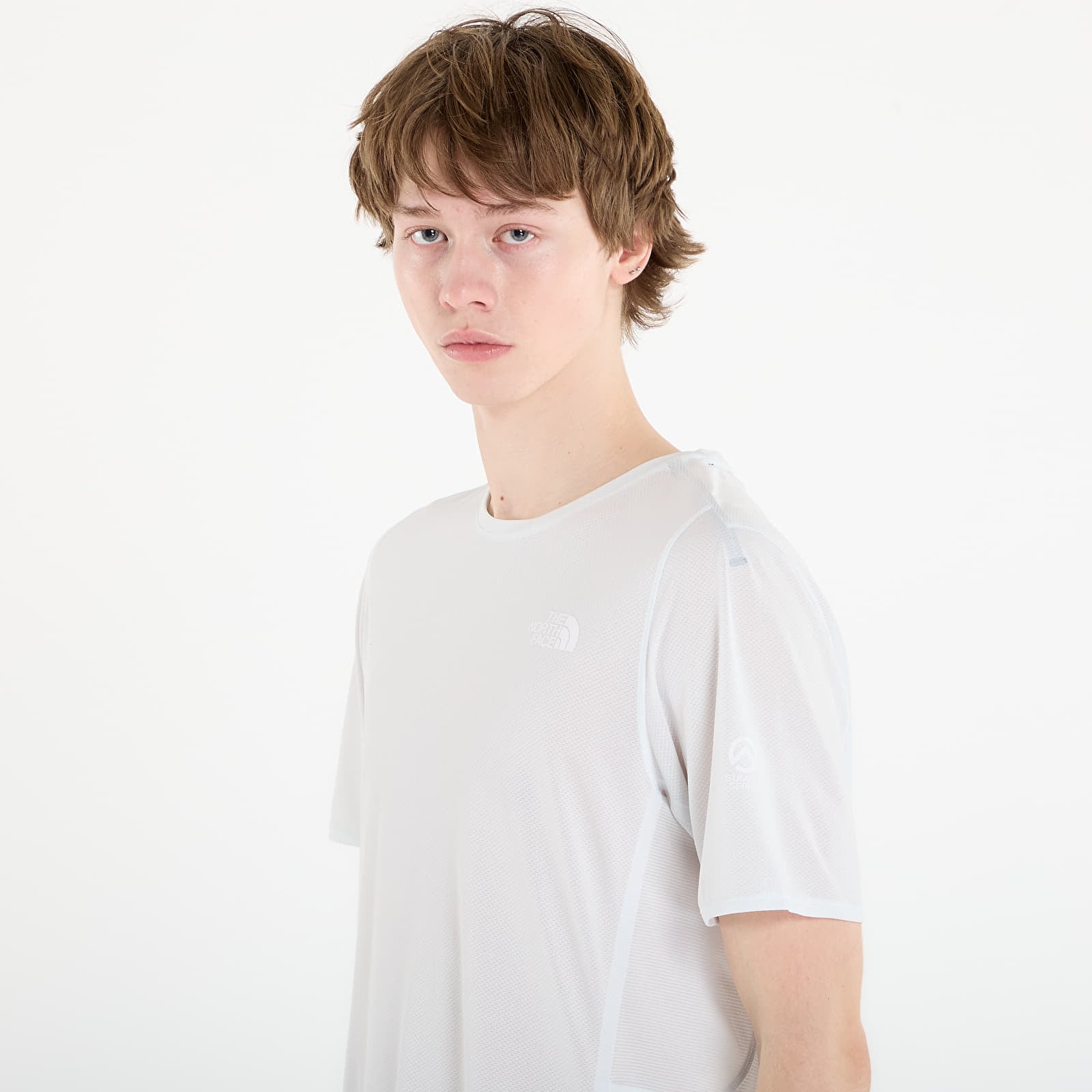 Tricouri bărbați The North Face Summit High Trail Ss Tee Pearl Stone