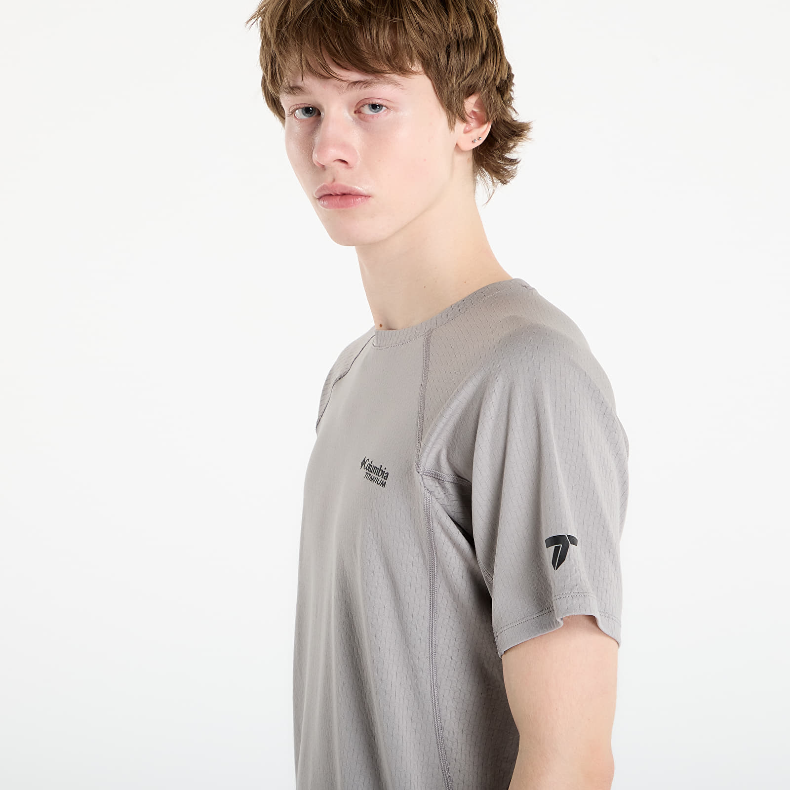 Tricouri bărbați Columbia DriVenture™ Short Sleeve Titanium