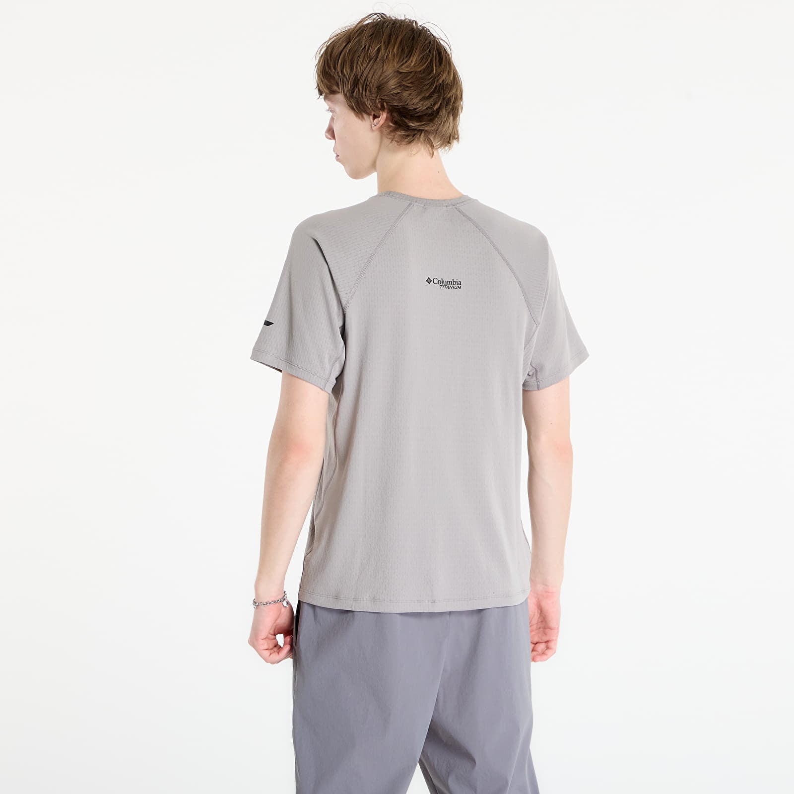 Tricouri bărbați Columbia DriVenture™ Short Sleeve Titanium