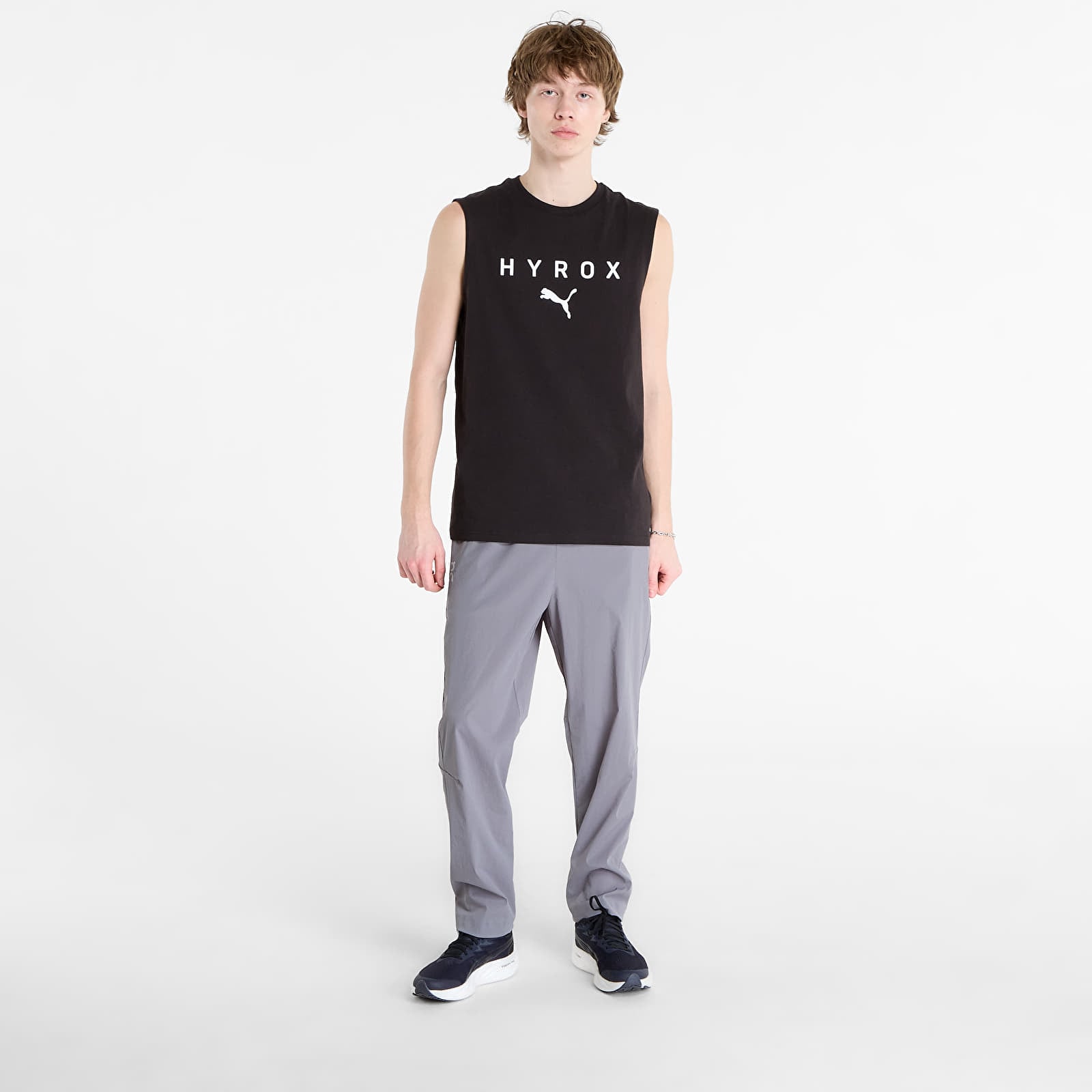 Herren Tank Tops Puma x HYROX Cutoff Tank Puma Black