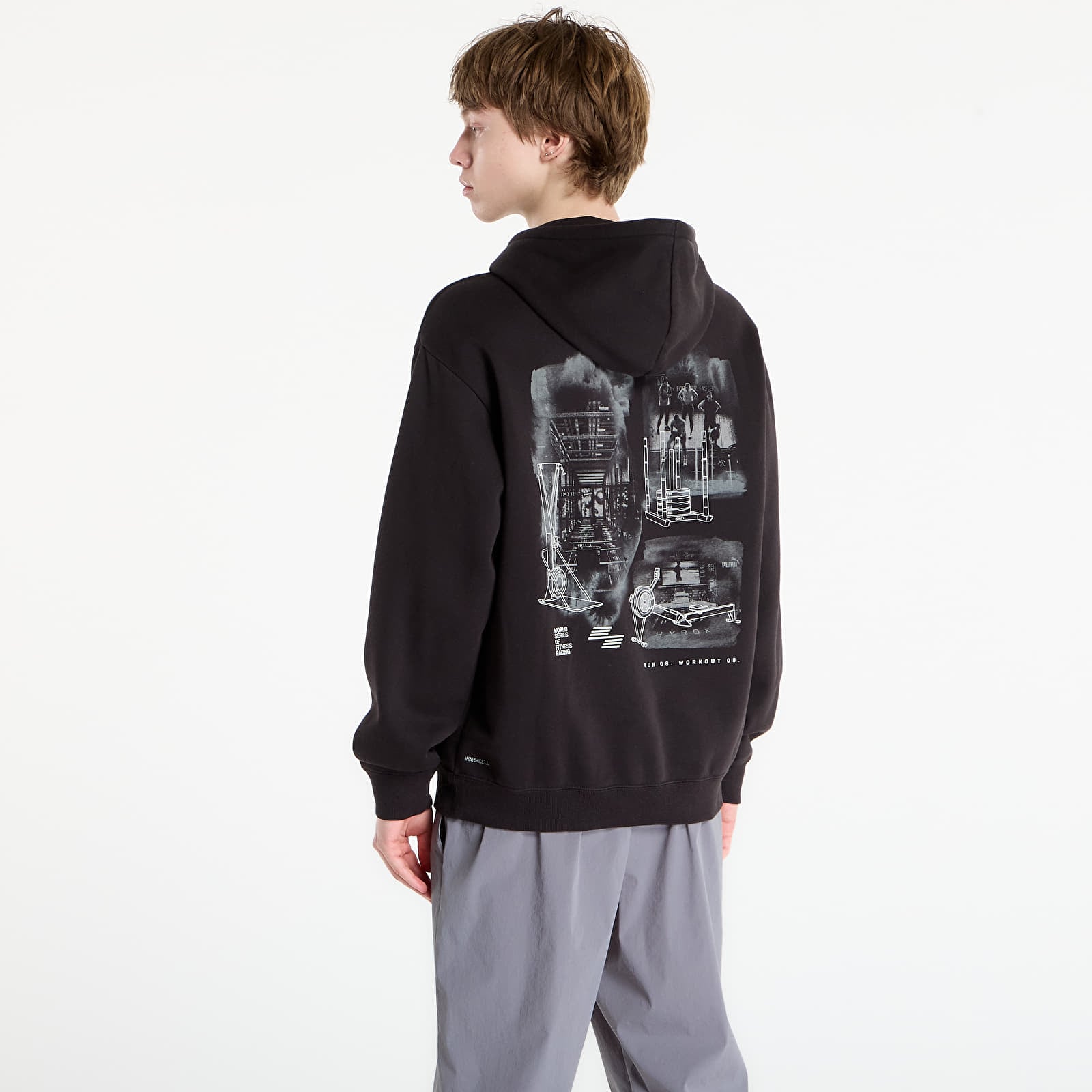 Gensere for menn Puma M HYROX Heavyweight Hoodie Puma Black