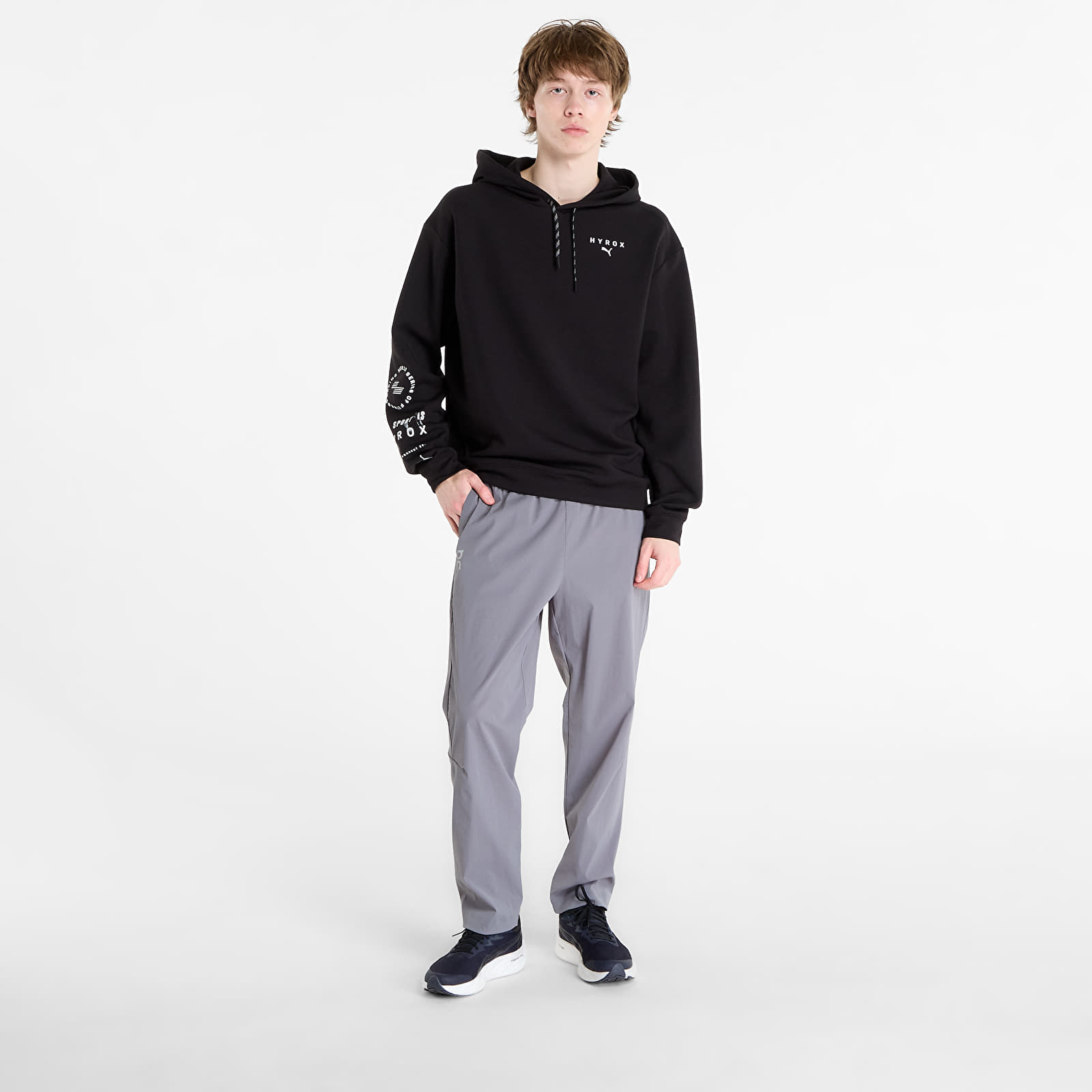 Gensere for menn Puma M Puma x HYROX Cldspun Hdie Puma Black