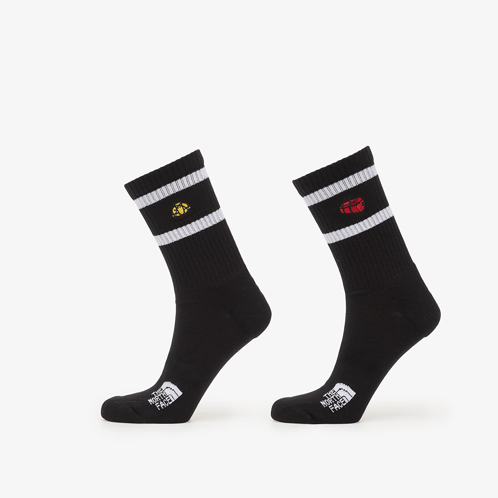 Pánské ponožky The North Face Everyday Crew TNF Icons Sock 2-Pack TNF Black
