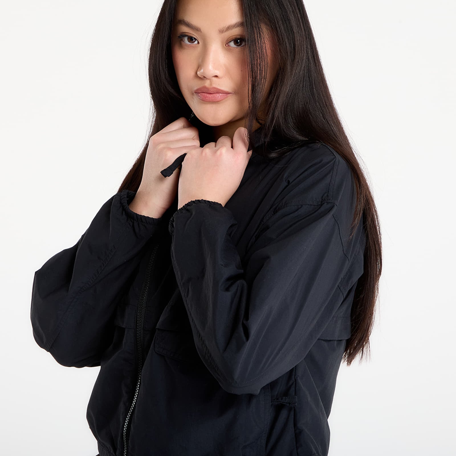 Jassen Columbia Spire Valley™ Cropped Hooded Windbreaker Black