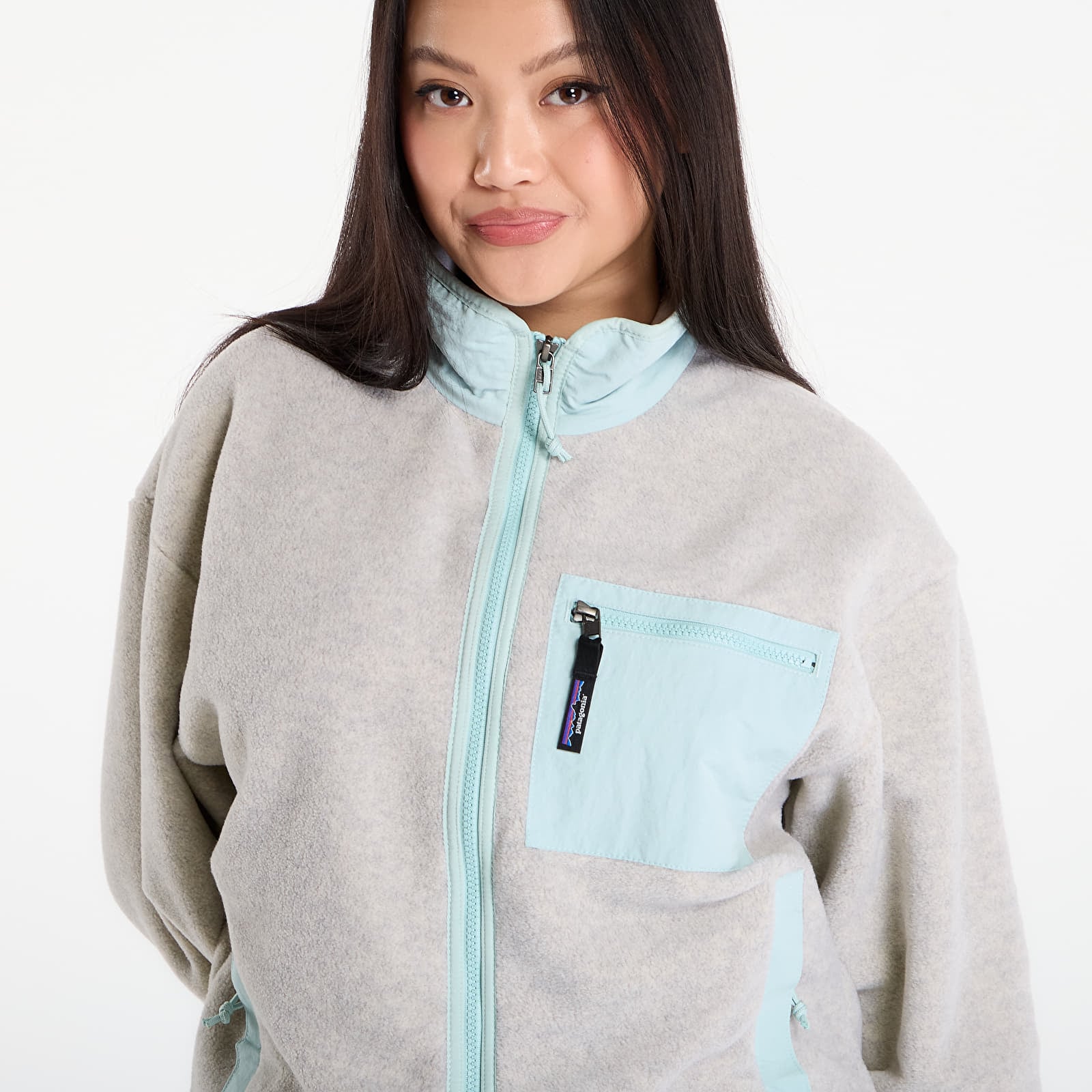 Vestes  Patagonia W's Synchilla® Fleece Jacket Oatmeal Heather/ Thin Ice