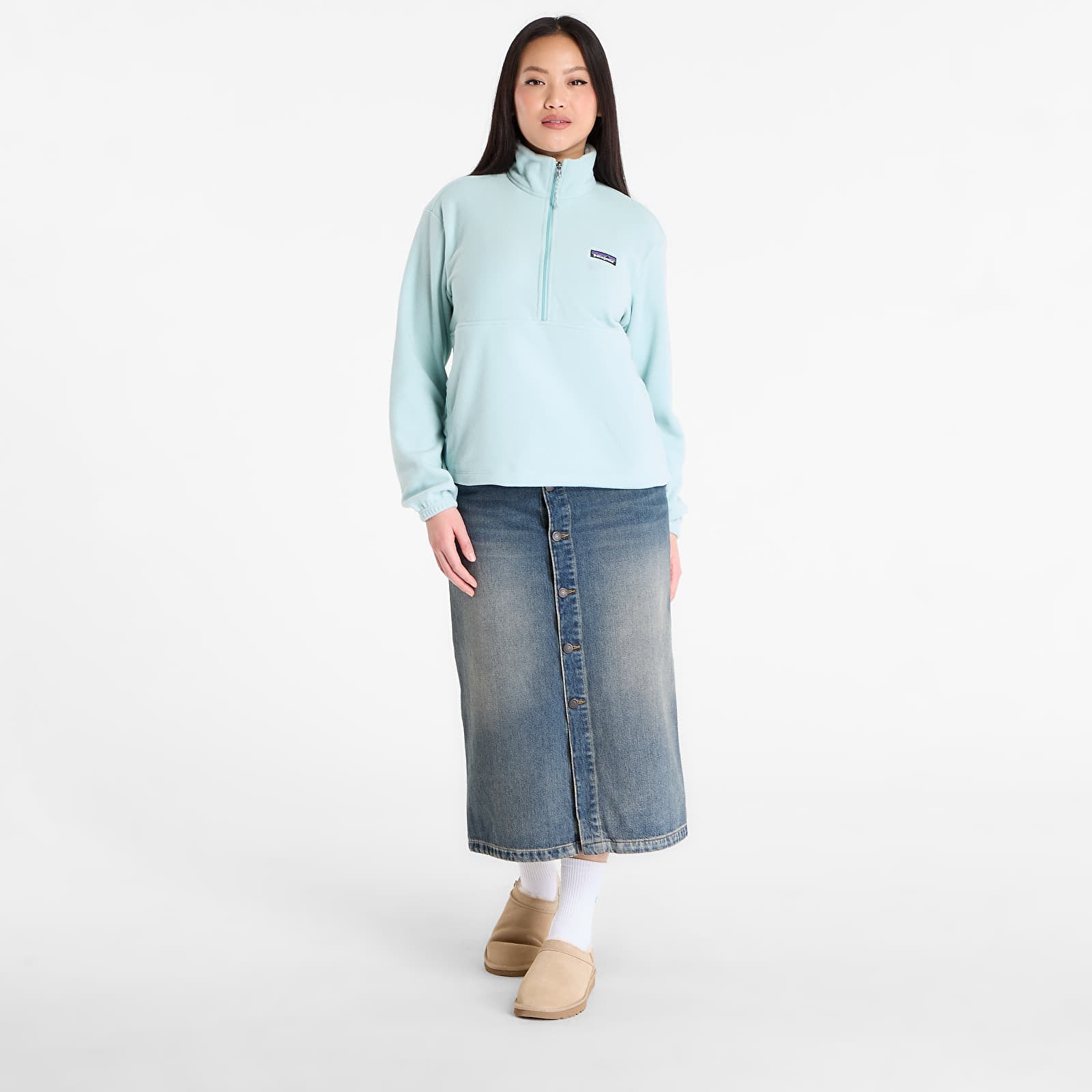 Sweatshirts Patagonia W's Micro D™ 1/2-Zip Fleece Pullover Thin Ice