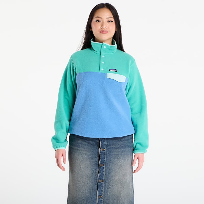 Mikina Patagonia W's Lightweight Synchilla® Snap-T® Fleece Pullover Shore Blue