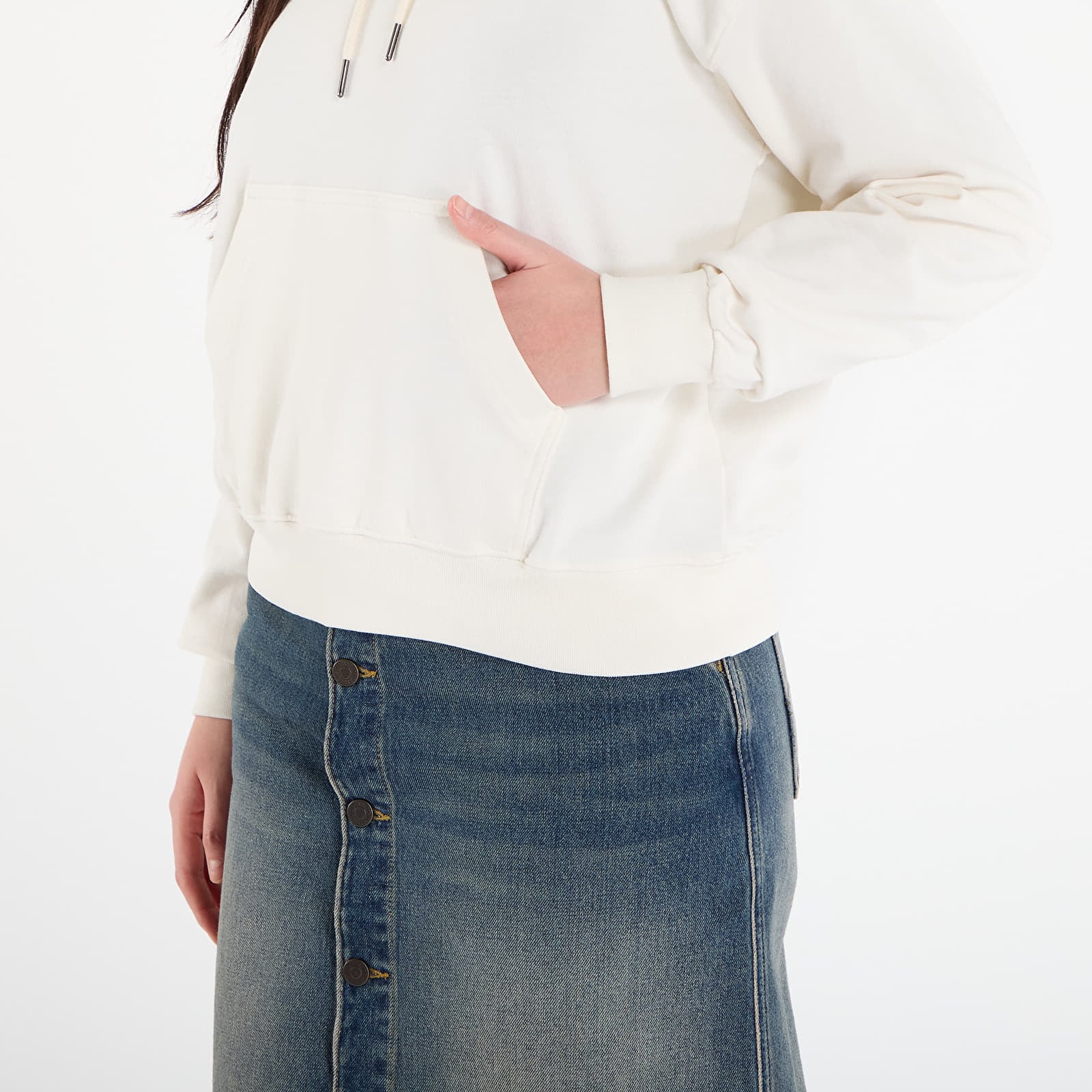 Sweatshirts Patagonia W's '95 Oval Logo Daily Hoody Wool White