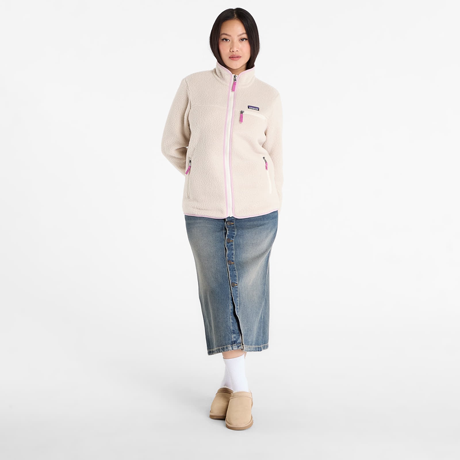 Vestes  Patagonia W's Retro Pile Jacket Dark Natural