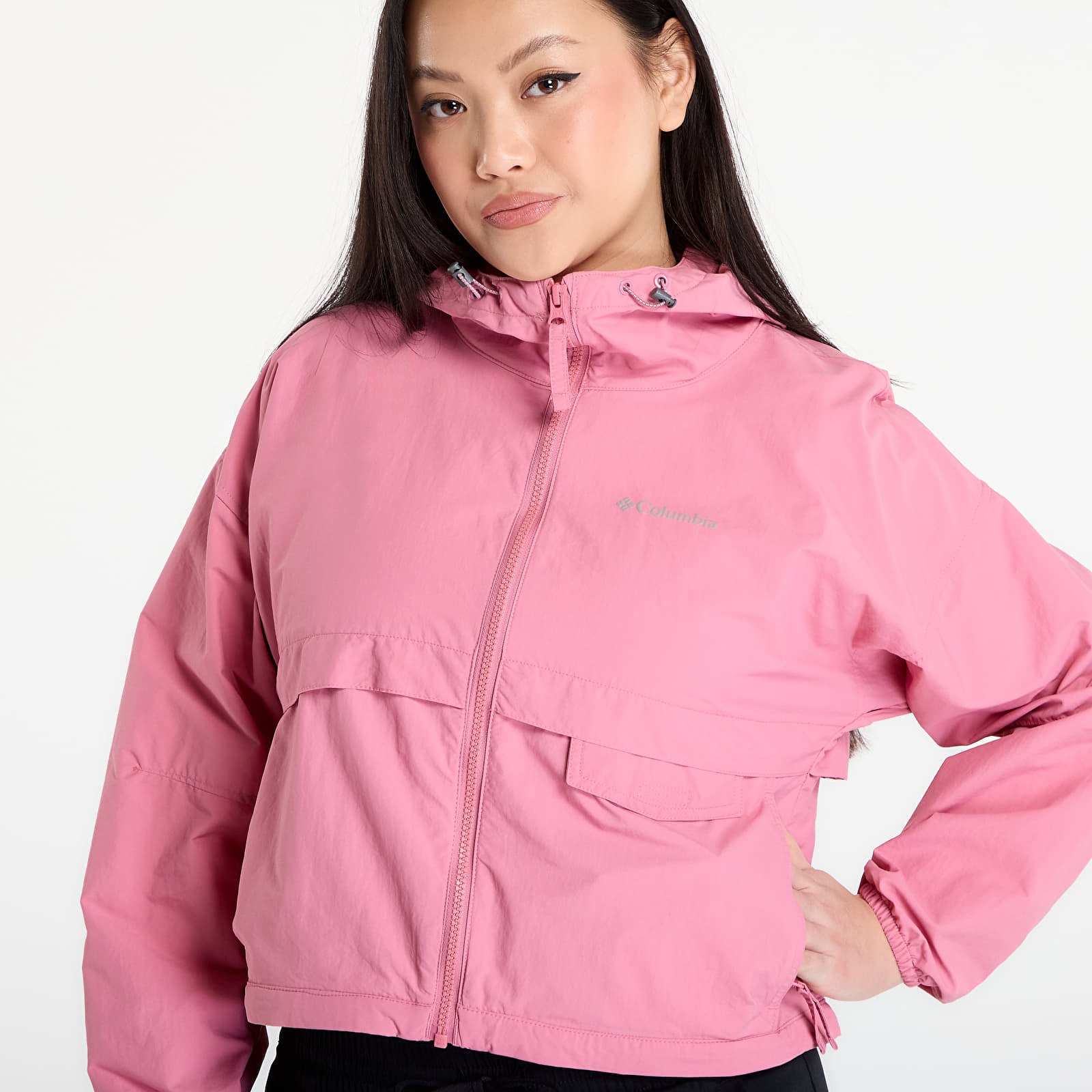 Μπουφάν Columbia Spire Valley™ Cropped Hooded Windbreaker Rosette