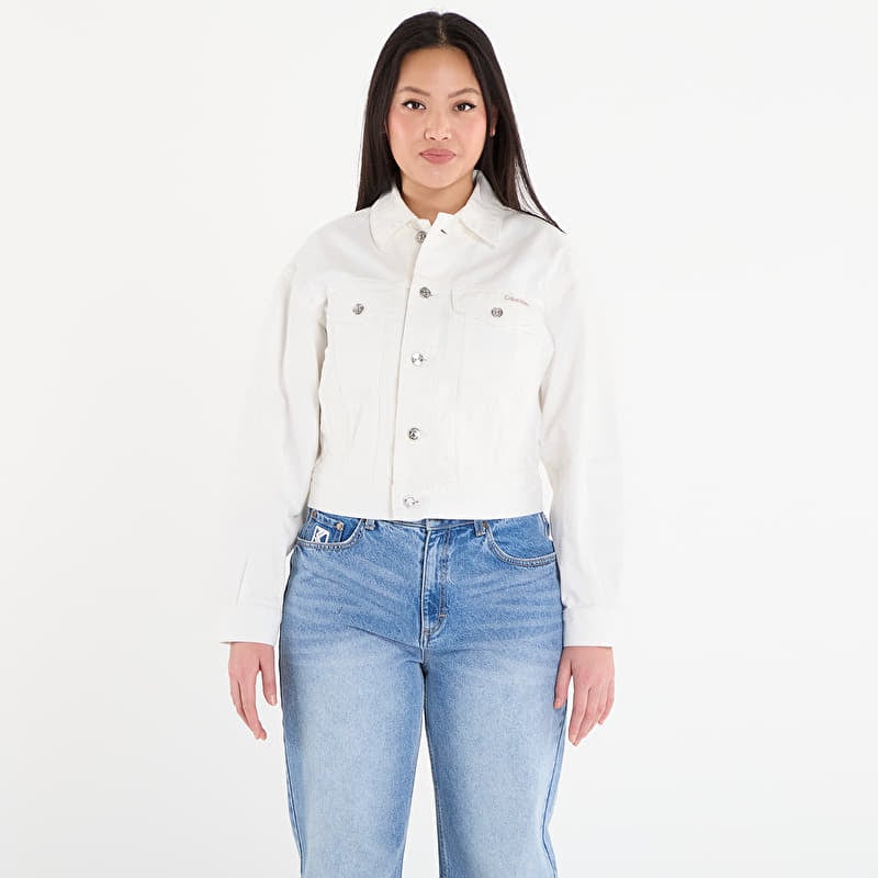 Jacka Calvin Klein 90S Trucker Jacket Chalk White