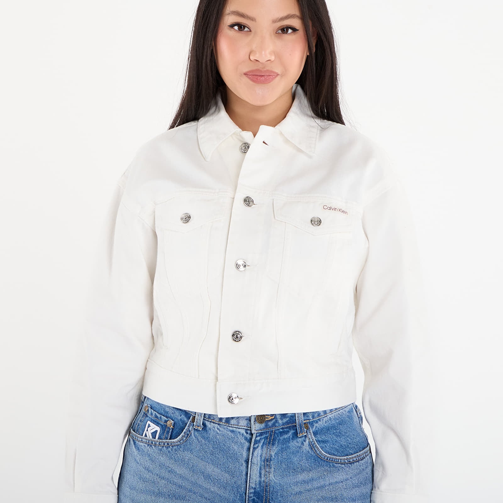 Jacken Calvin Klein 90S Trucker Jacket Chalk White