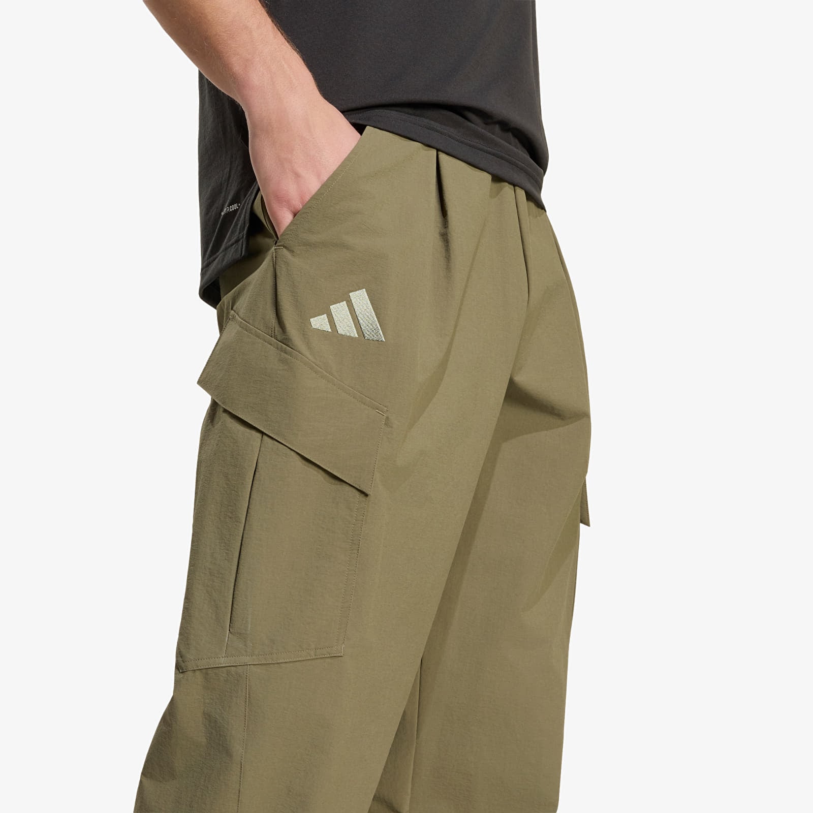 Bukser for menn adidas Cargo Pants Olive Strata