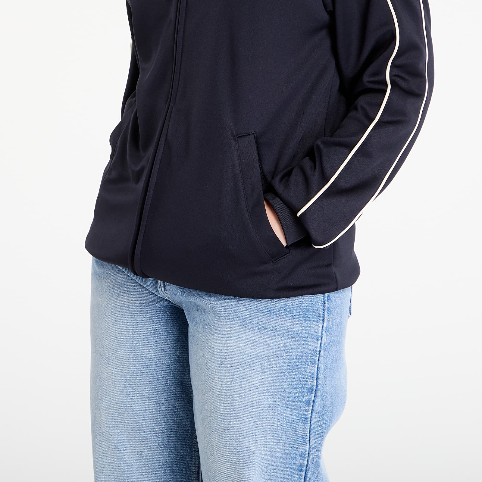 Herren-Sweatshirts New Era MLB Piping Track Top New York Yankees UNISEX Navy