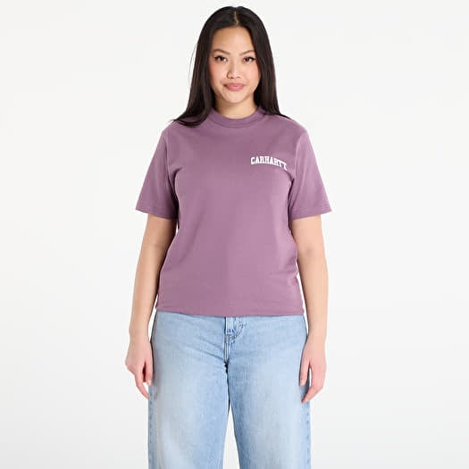 T-shirt Carhartt WIP S/S University Script T-Shirt UNISEX Phlox/ White