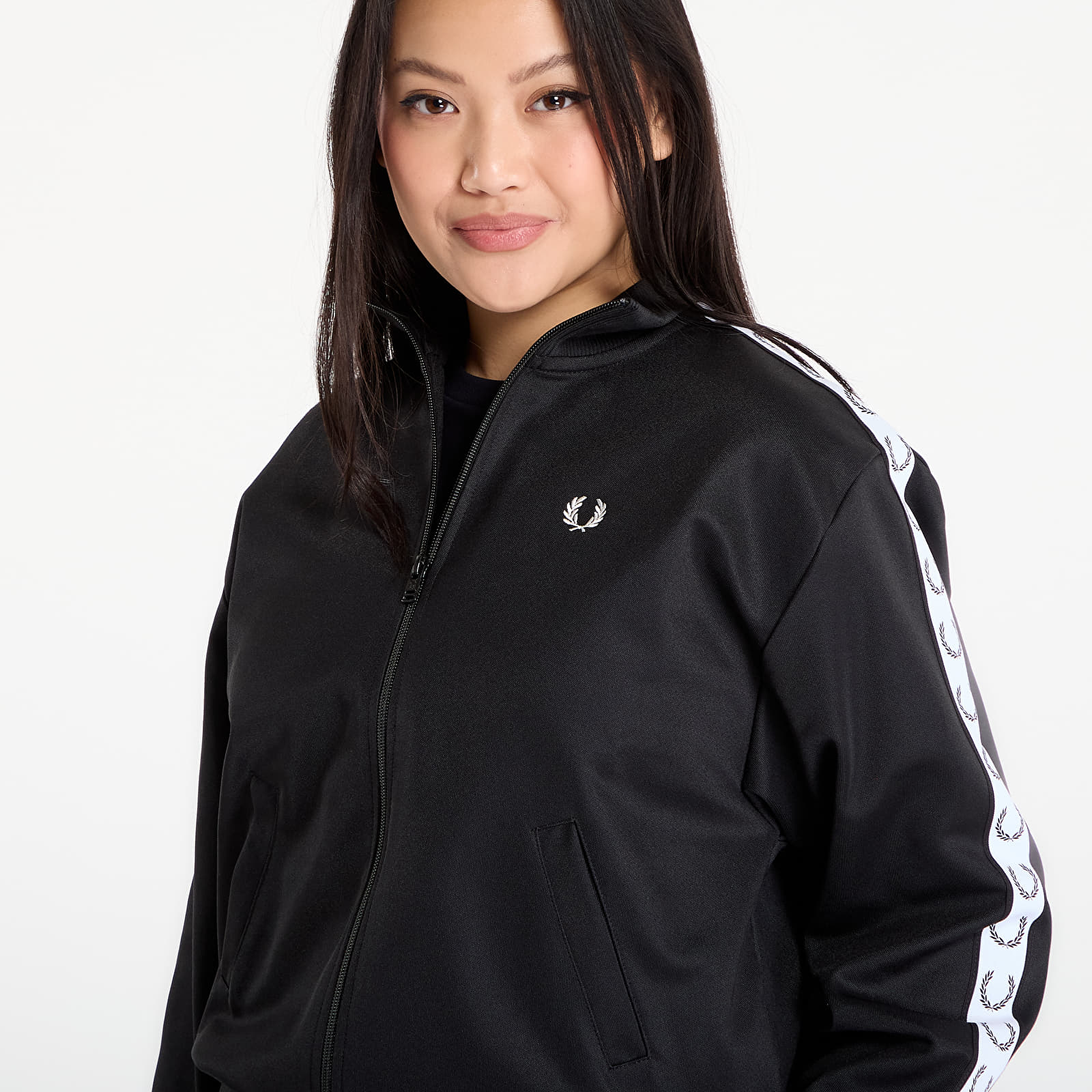Hoodies and sweatshirts  FRED PERRY Taped Track Jacket Black