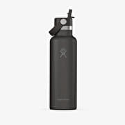 Hydro Flask 621ml Standard Flex Straw Cap Black