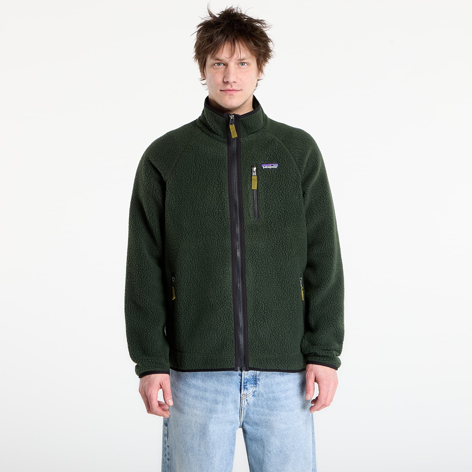 Μπουφάν Patagonia M's Retro Pile Jacket Old Growth Green