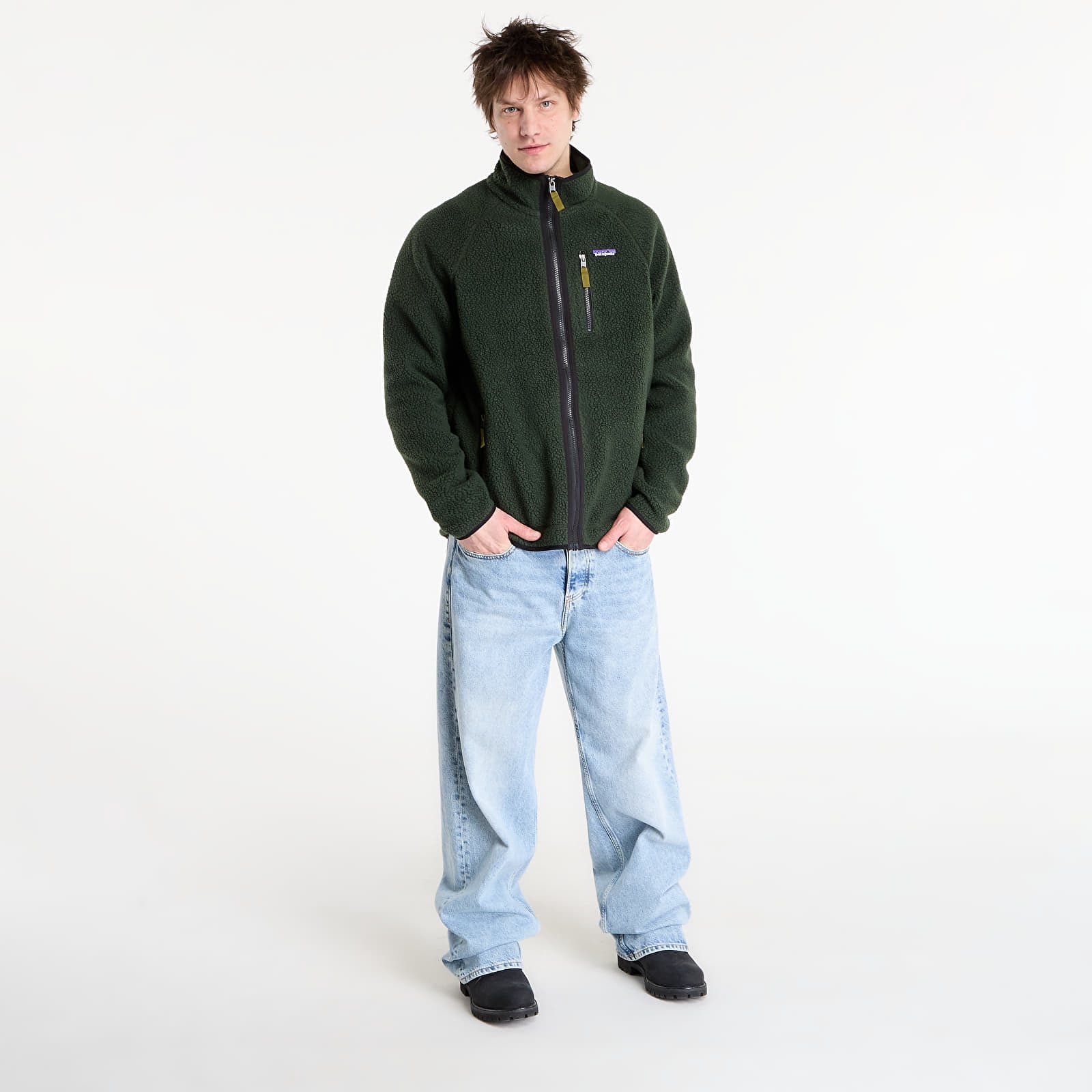 Μπουφάν Patagonia M's Retro Pile Jacket Old Growth Green