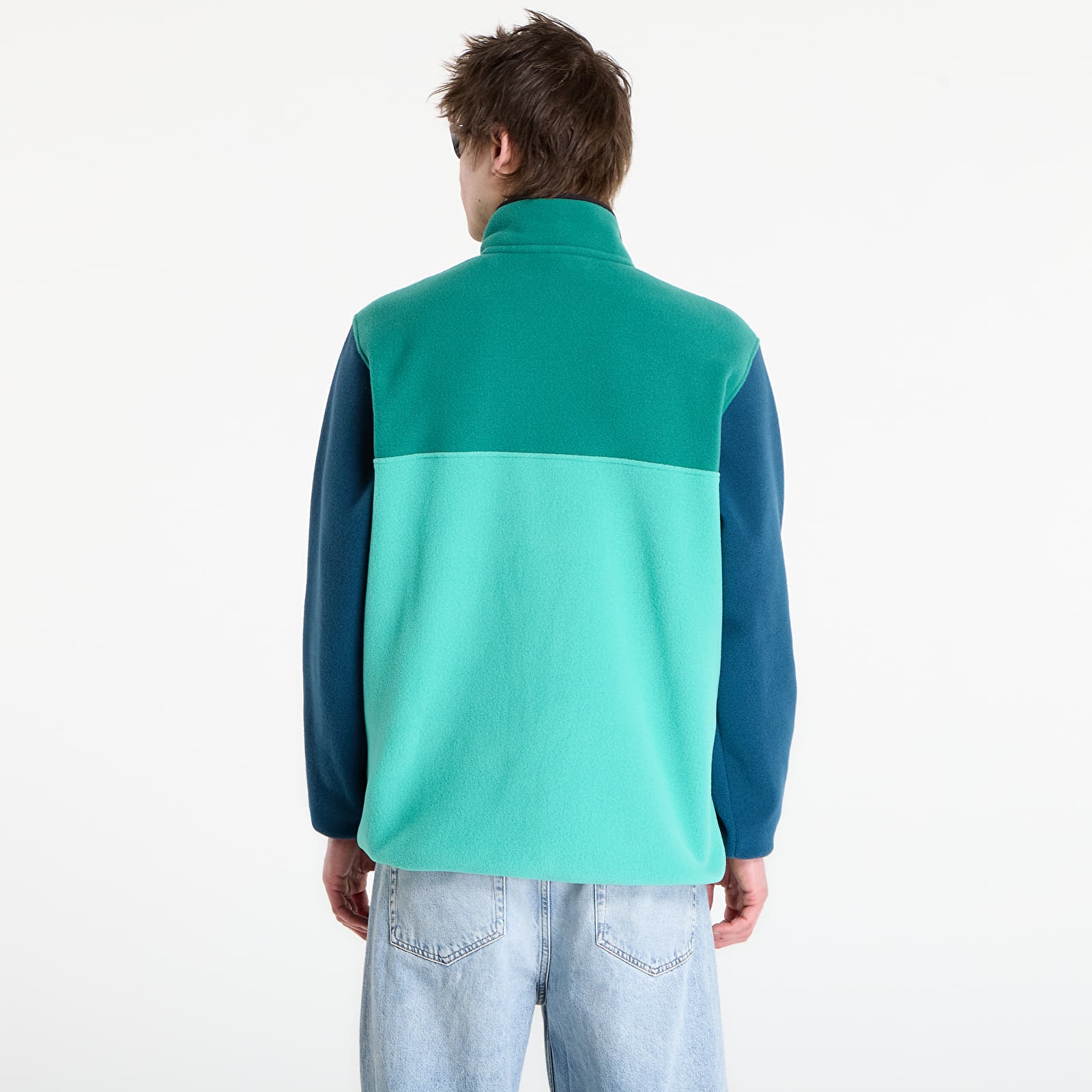 Sweatshirts Patagonia M's Lightweight Synchilla® Snap-T® Fleece Pullover Aqua Stone