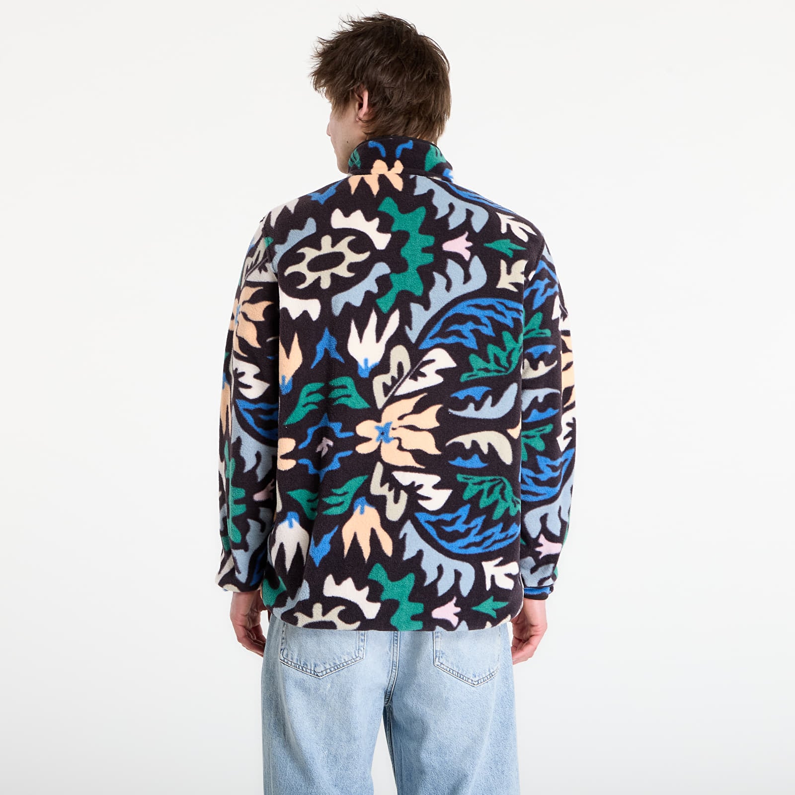 Sweatshirts Patagonia M's Lightweight Synchilla® Snap-T® Fleece Pullover Kaledio/ Black