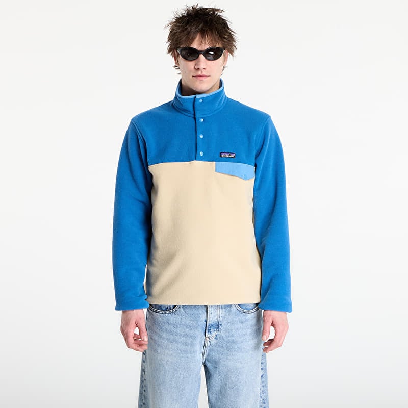 Kampsun Patagonia M's Lightweight Synchilla® Snap-T® Fleece Pullover Nautilus Tan