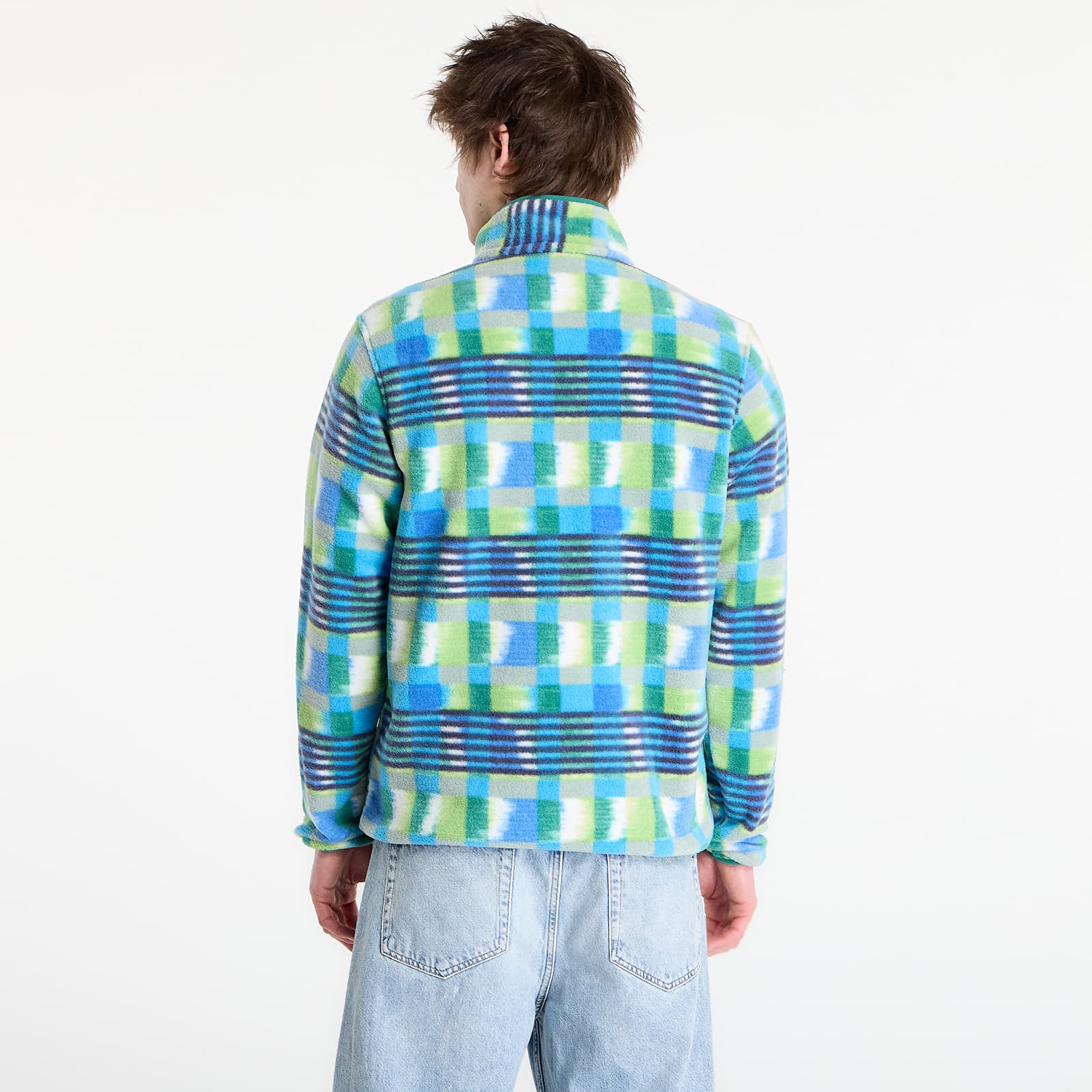 Sweatshirts Patagonia M's Lightweight Synchilla® Snap-T® Fleece Pullover Painted Lines/ Shore Blue