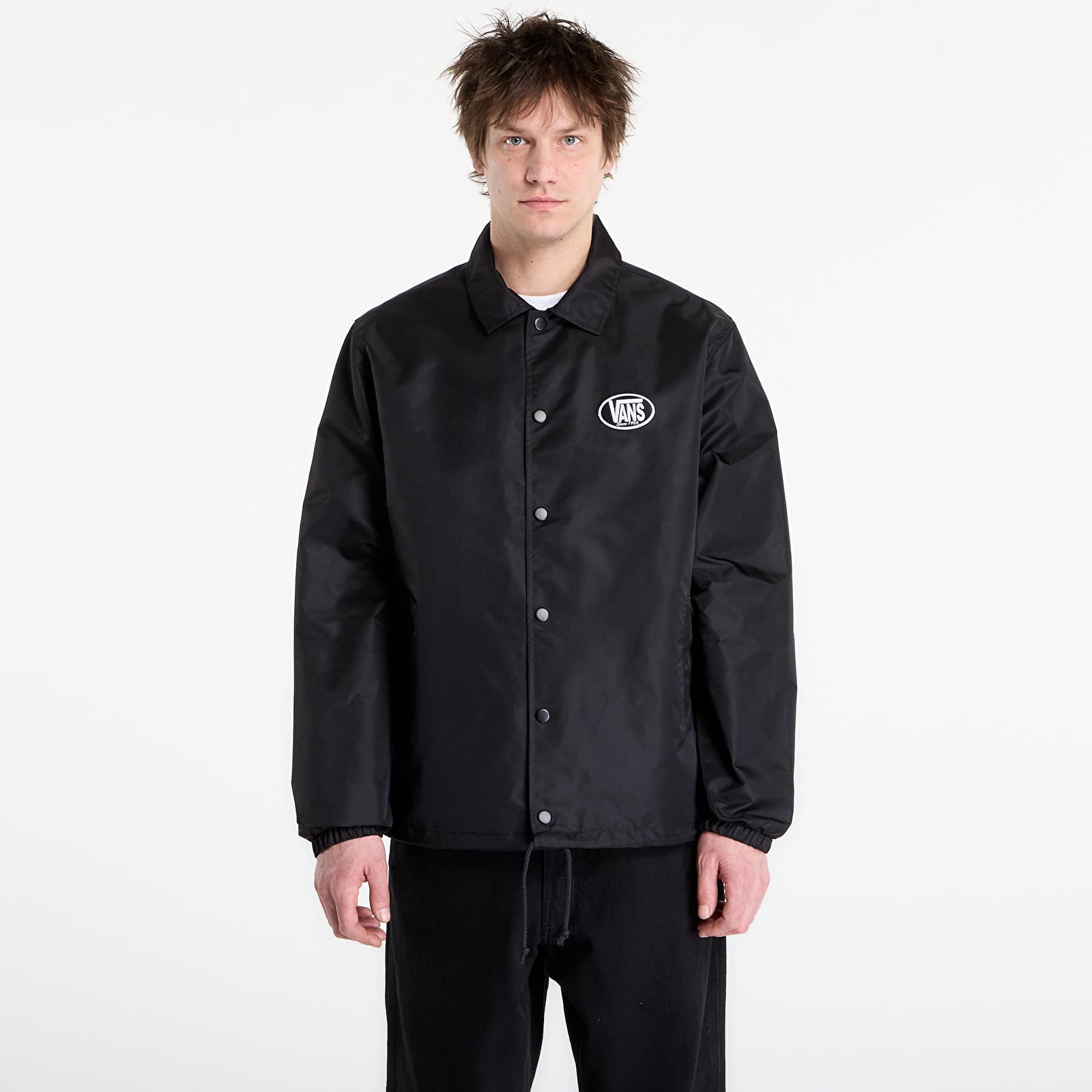 Jassen Vans Torrey Nylon Coaches Jacket Black/ White