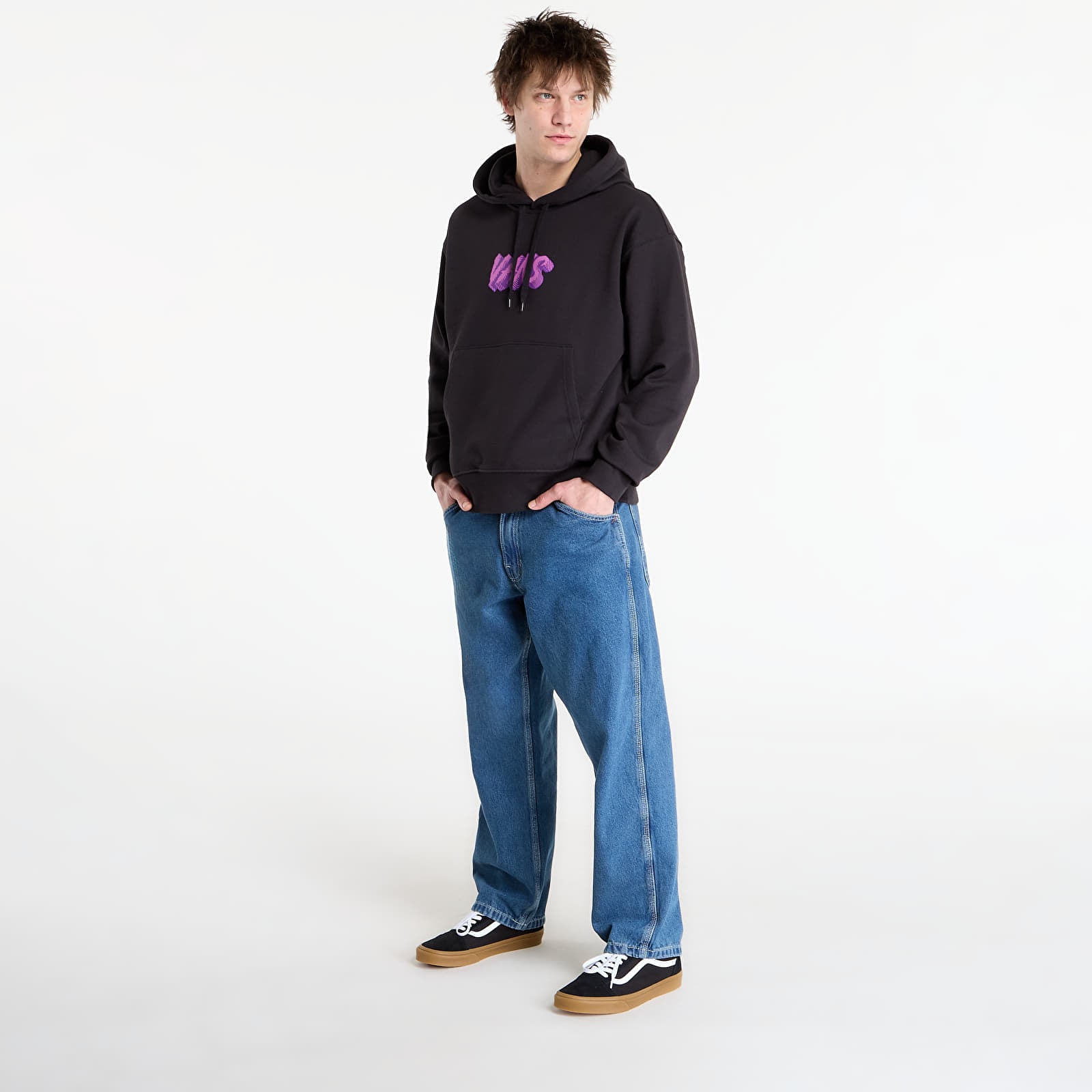 Hoodies en truien Vans Stone Swirl Loose PO Hoodie Black