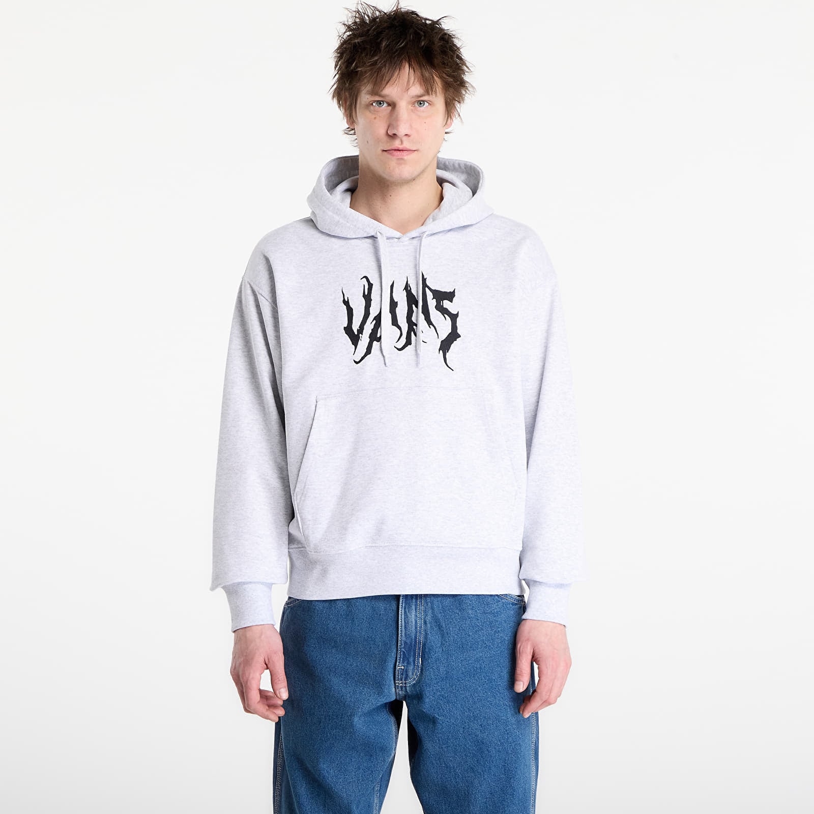 Sweatshirt Vans They Are Just Shoes Loose PO Hoodie Light Grey Heather M