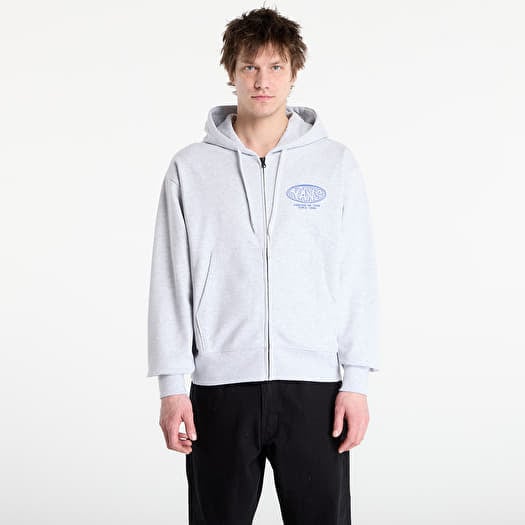 Sweatshirt Vans World Tour Loose Full Zip Hoodie Light Grey Heather