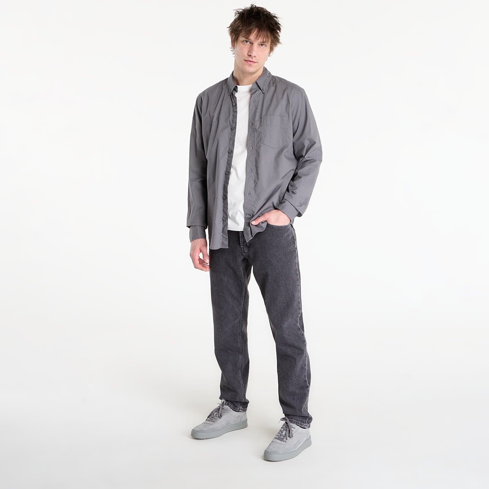 Spijkerbroeken Karl Lagerfeld Jeans Tapered Denim Washed Black