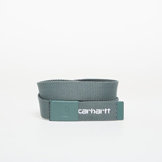 Riem Carhartt WIP C-Logo Belt Tonal Velvet Green/ White