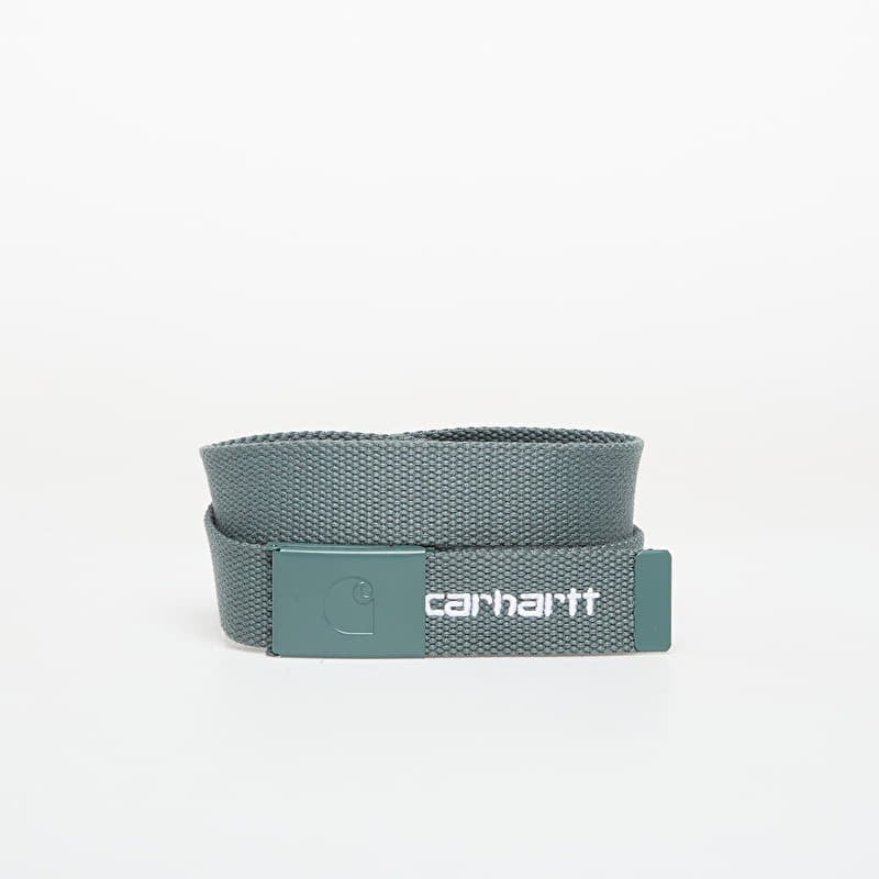 Колан Carhartt WIP C-Logo Belt Tonal Velvet Green/ White