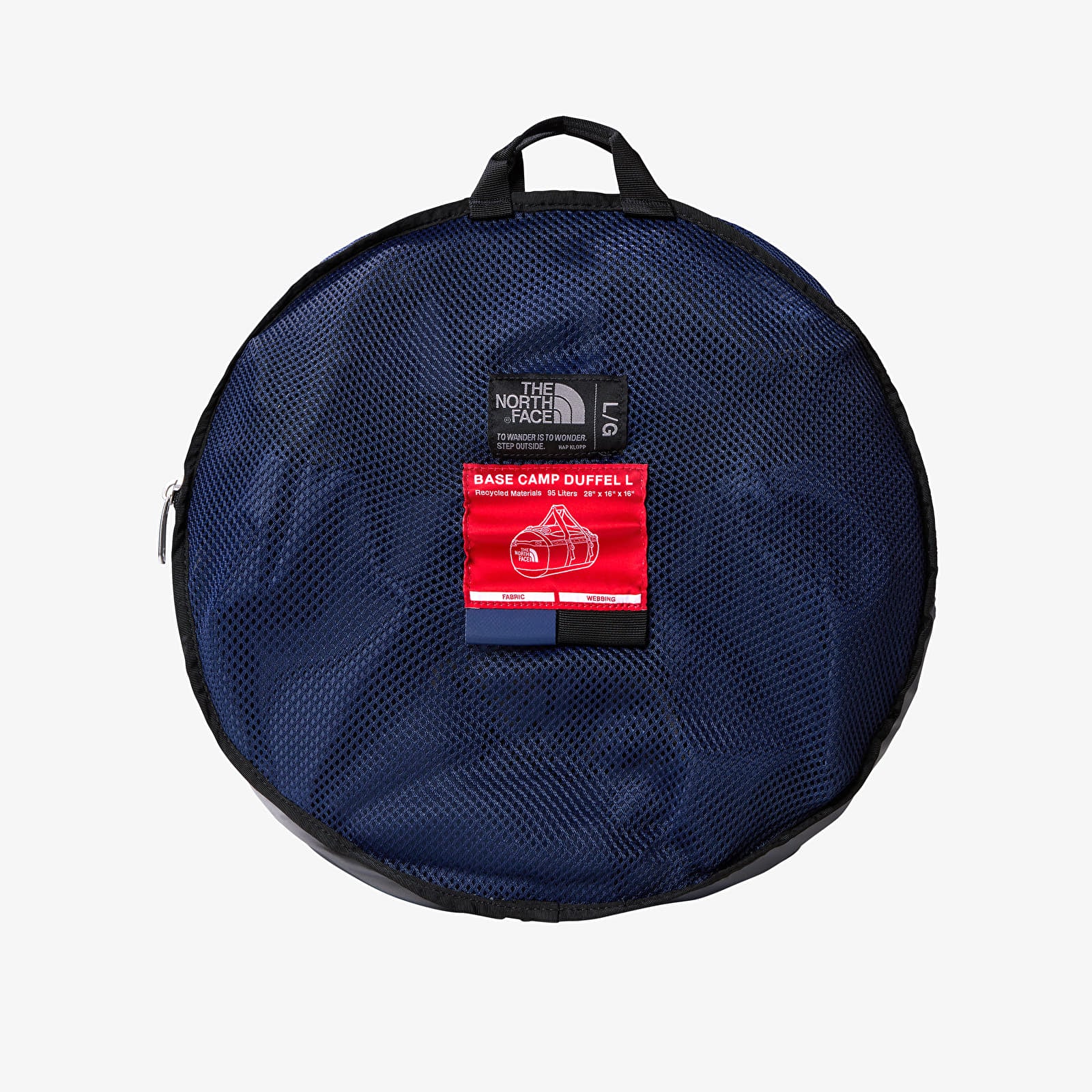 Genți de umăr pentru bărbați The North Face Base Camp Duffel - L Summit Navy/ TNF Black