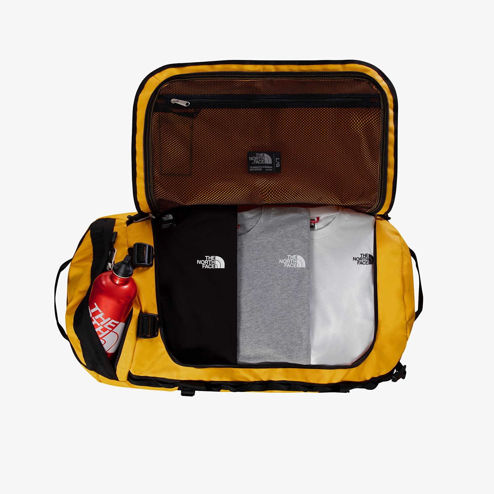 Duffle-Tasche The North Face Base Camp Duffel - L Summit Gold/ TNF Black