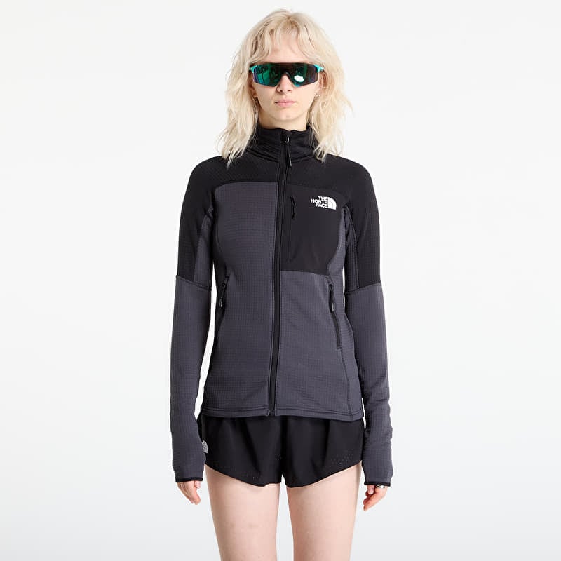 Світшот The North Face Polartec Powergrid Stormgap Jacket Asphalt Grey/ TNF Black