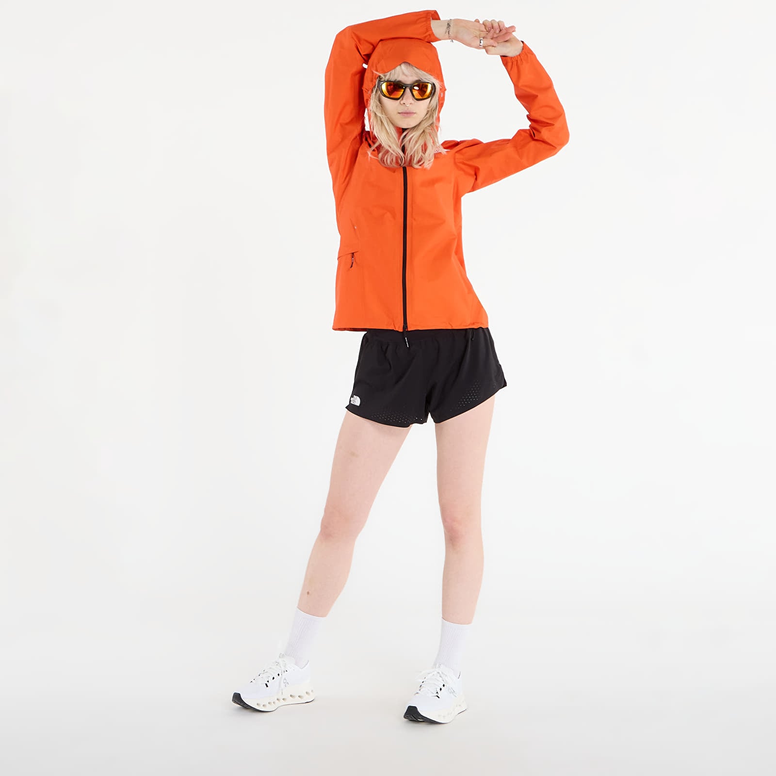 Women's Windbreakers The North Face Summit Superior Fl Jacket Lava Red