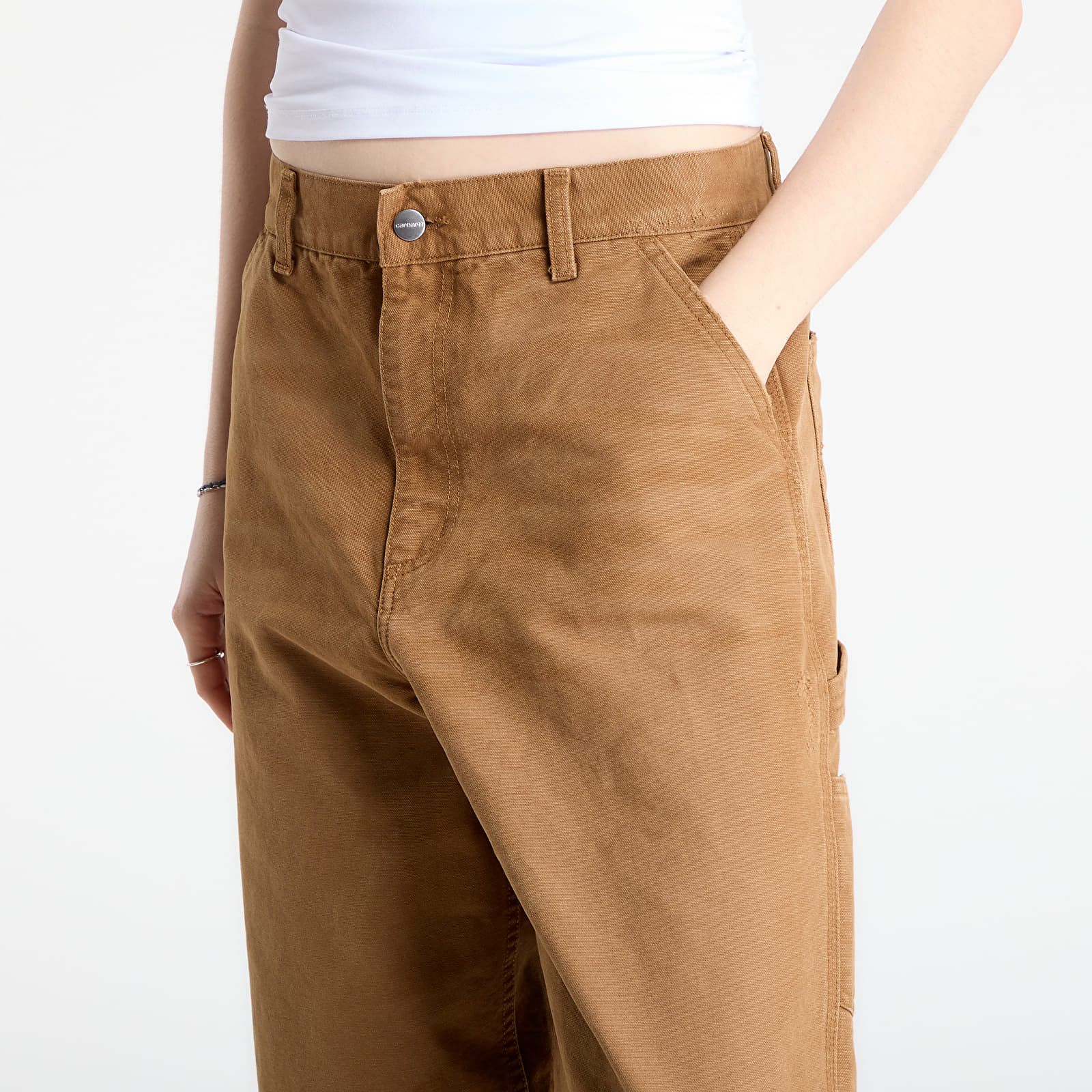 Hosen für Frauen Carhartt WIP W' Brandon Single Knee Pant Hamilton Brown