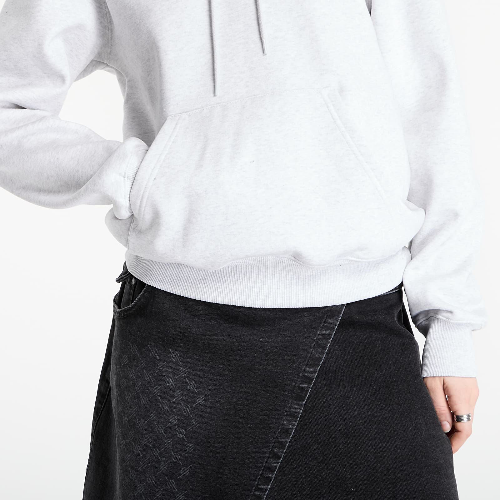 Pánske mikiny Carhartt WIP Hooded Carhartt Sweat UNISEX Ash Heather/ Cozy Purple