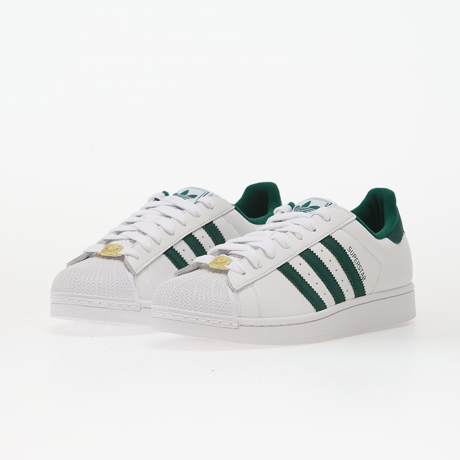 Turnschuhe und Schuhe für Männer adidas Superstar II Ftw White/ Collegiate Green/ Gold Metallic